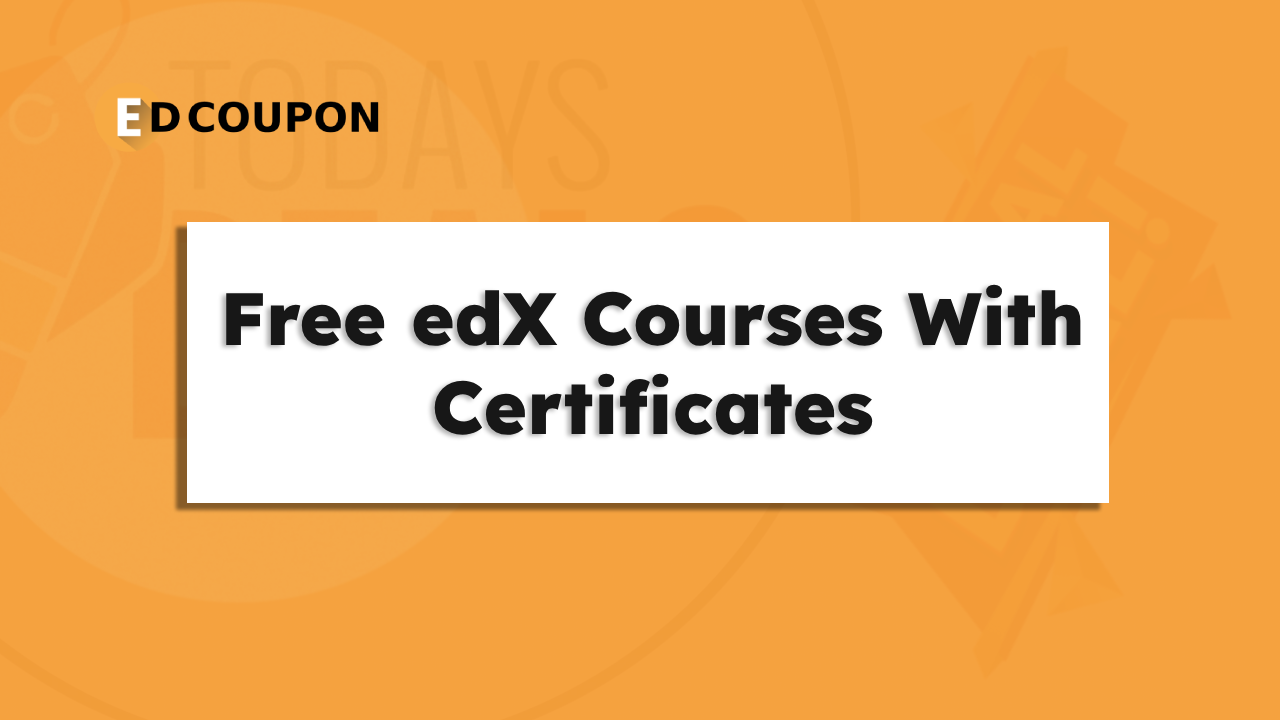 Free edX course with certificate