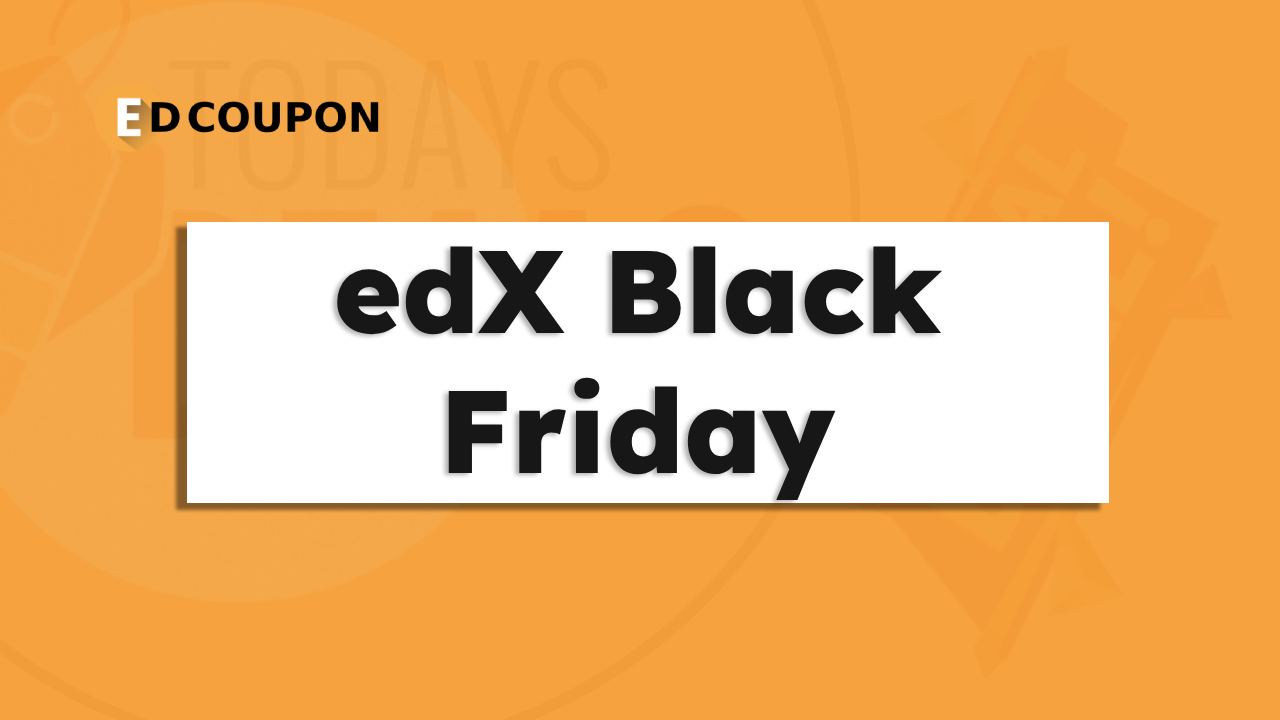 edX black friday